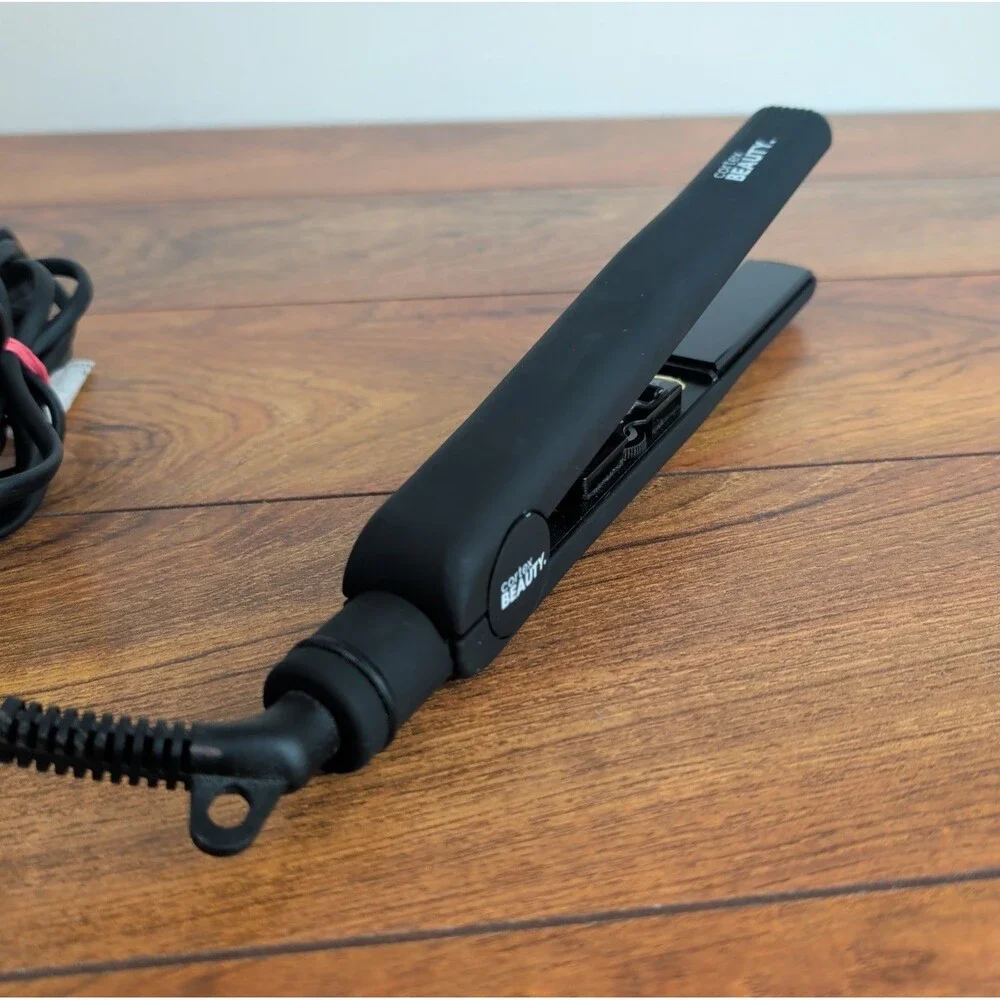 Cortex Beauty Flat Iron Hair Straightener Adjustable 450°F CB-SOLOFI-BLKR Black